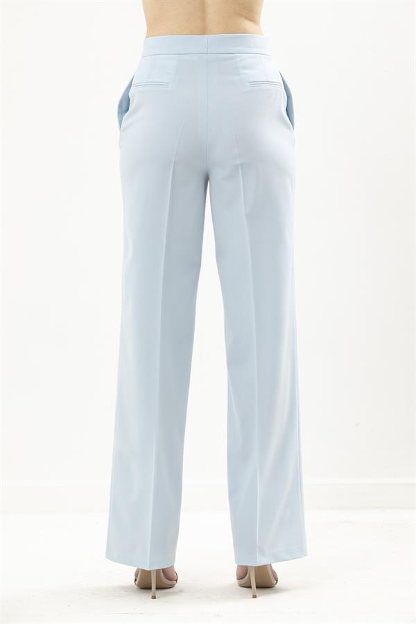 High Waist Trousers Flowing Wide Leg