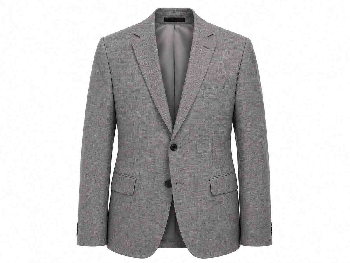 Single Breasted Blazer Notch Lapel