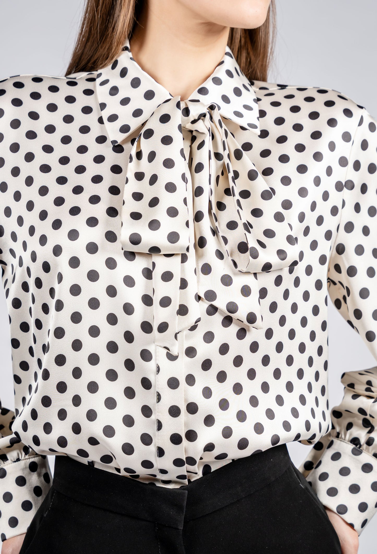 Bow Tie Long Sleeve Shirt