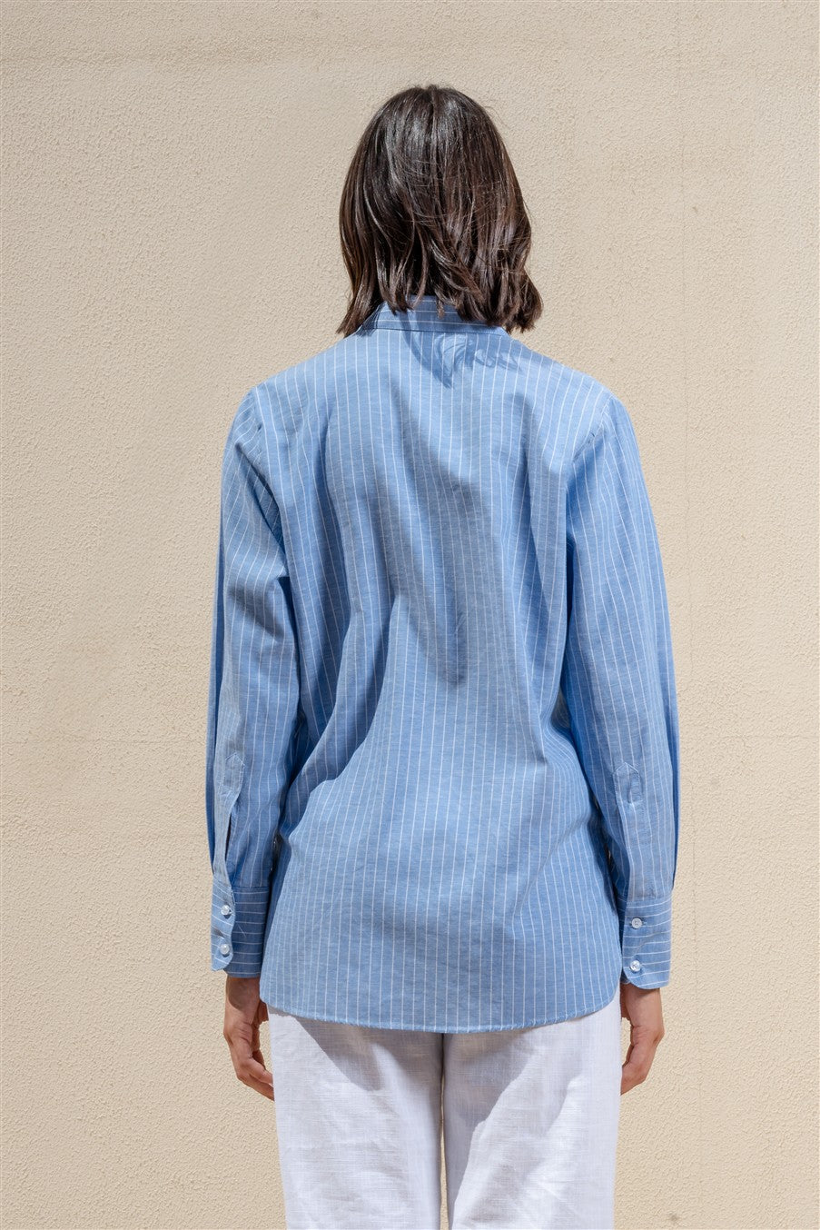 Long Sleeves Shirt With Round Side Slits