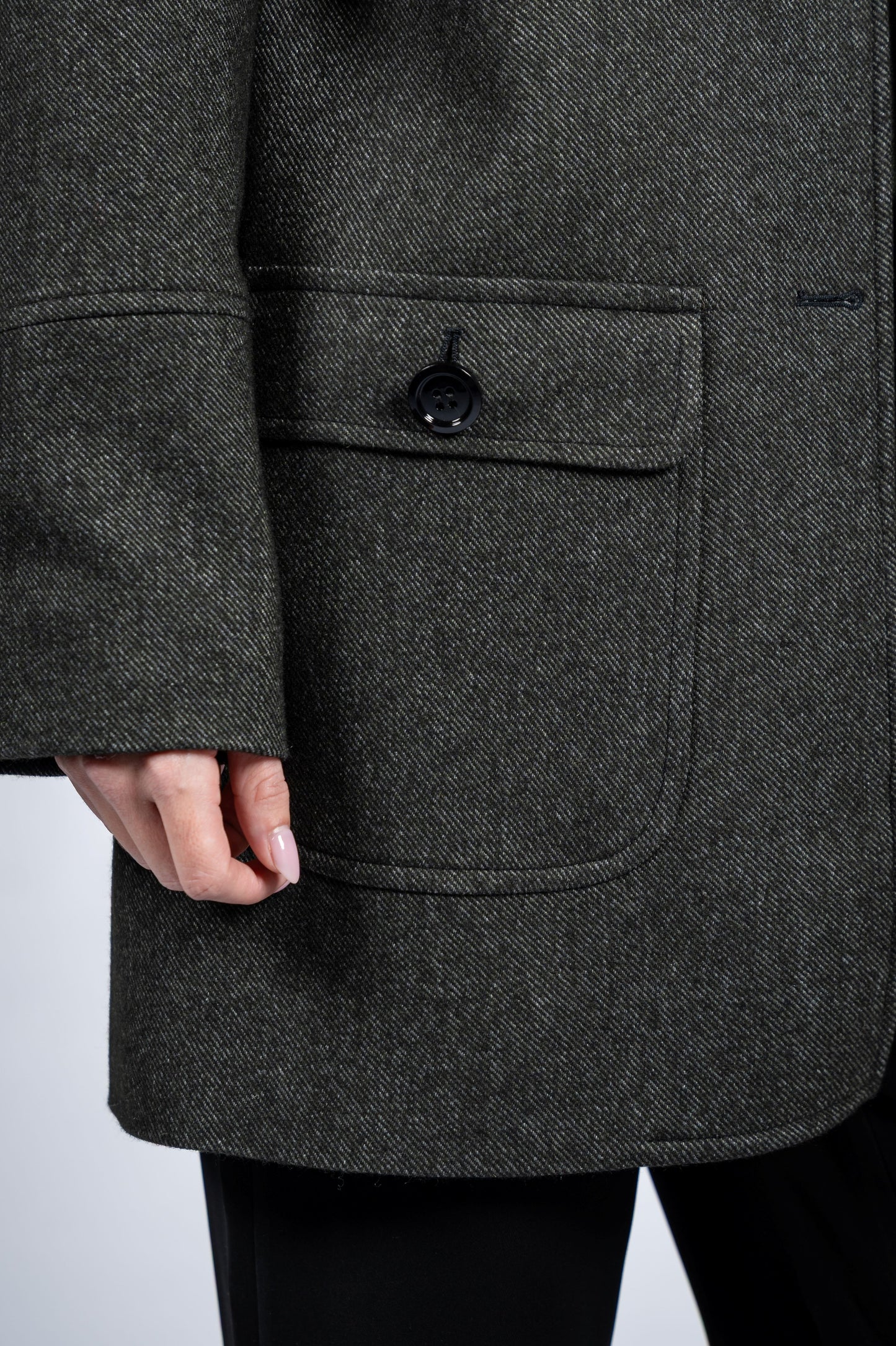 Structured Coat With Four Pockets