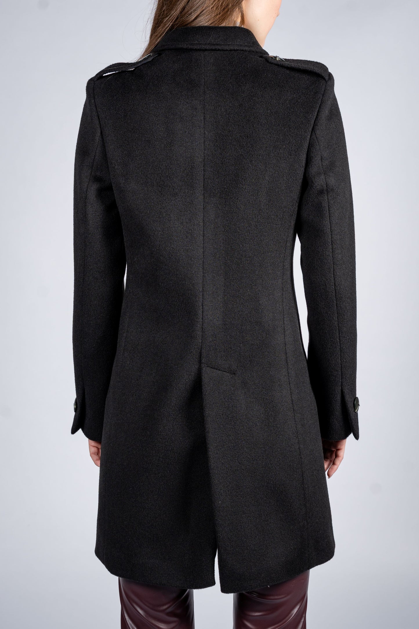 Military Coat With Shoulder Tabs