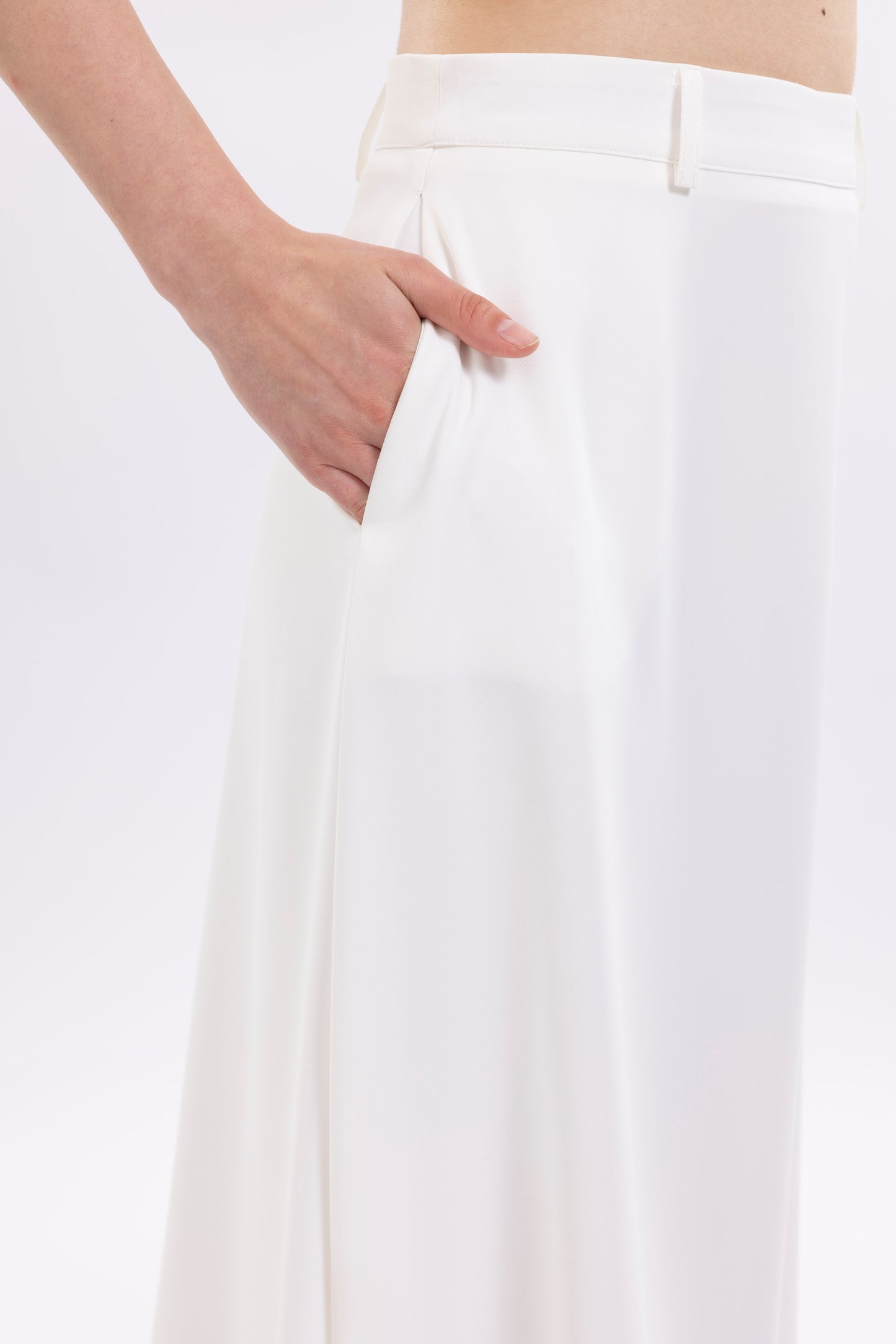 High-Low Skirt With Pockets and Loops