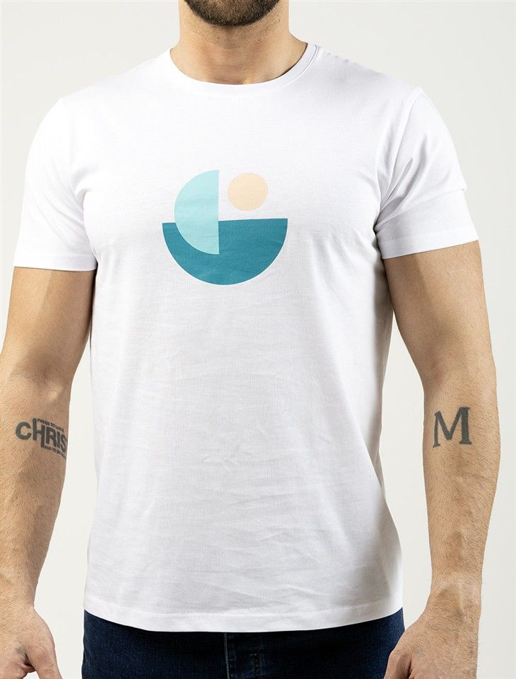 Printed Sunset T-Shirt