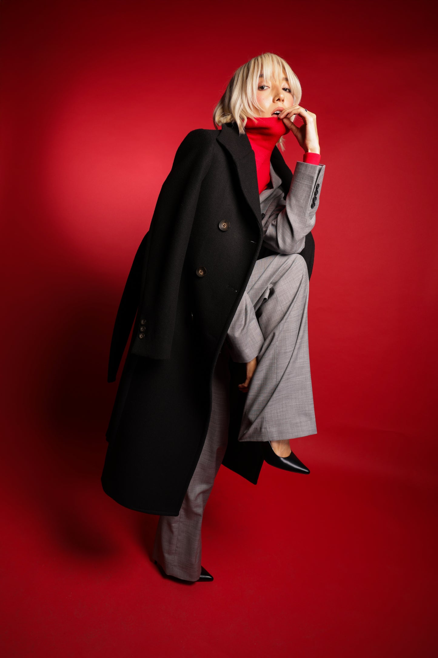 Long Double Breasted Coat