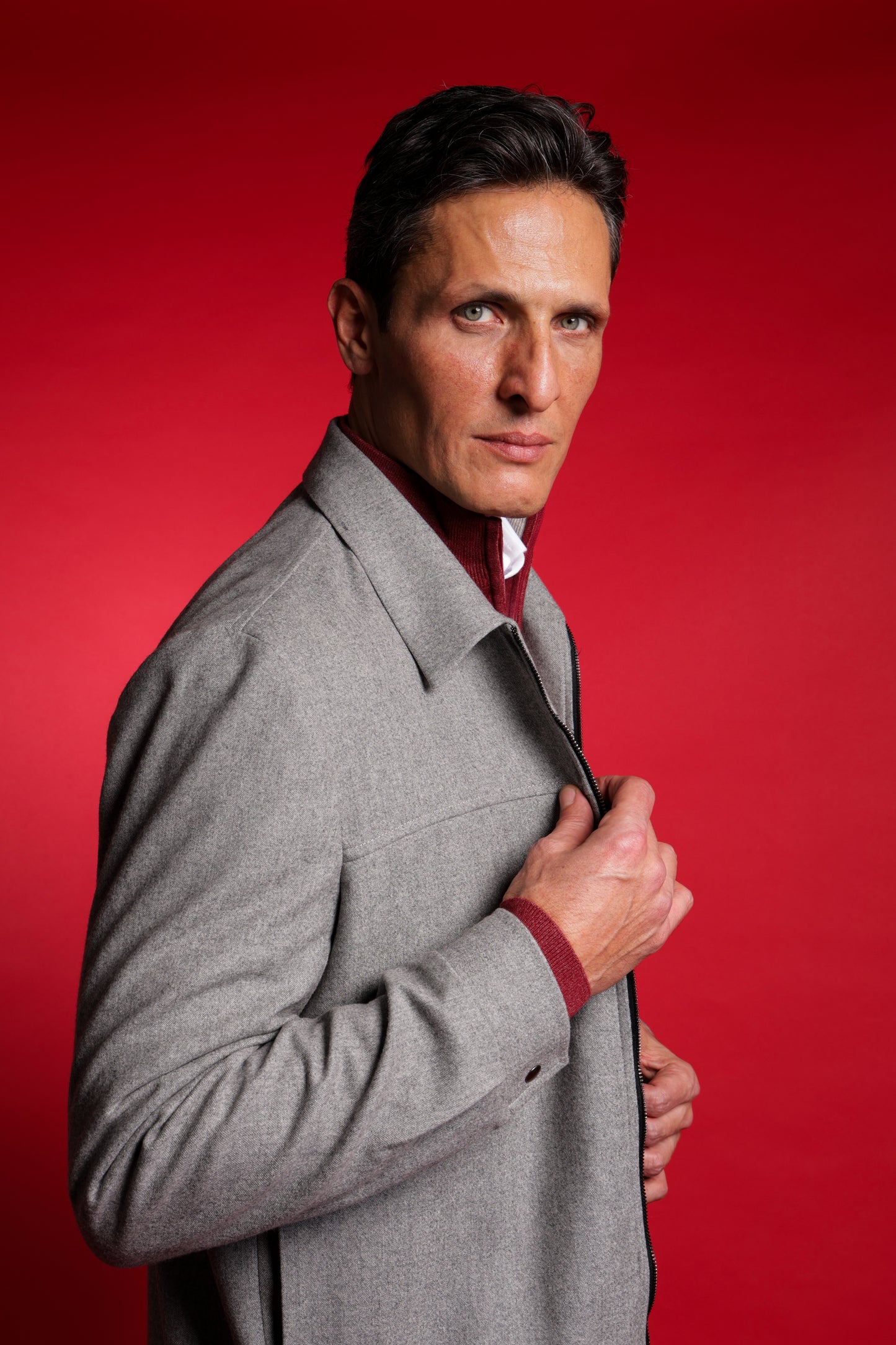 Short Jacket With Zipper