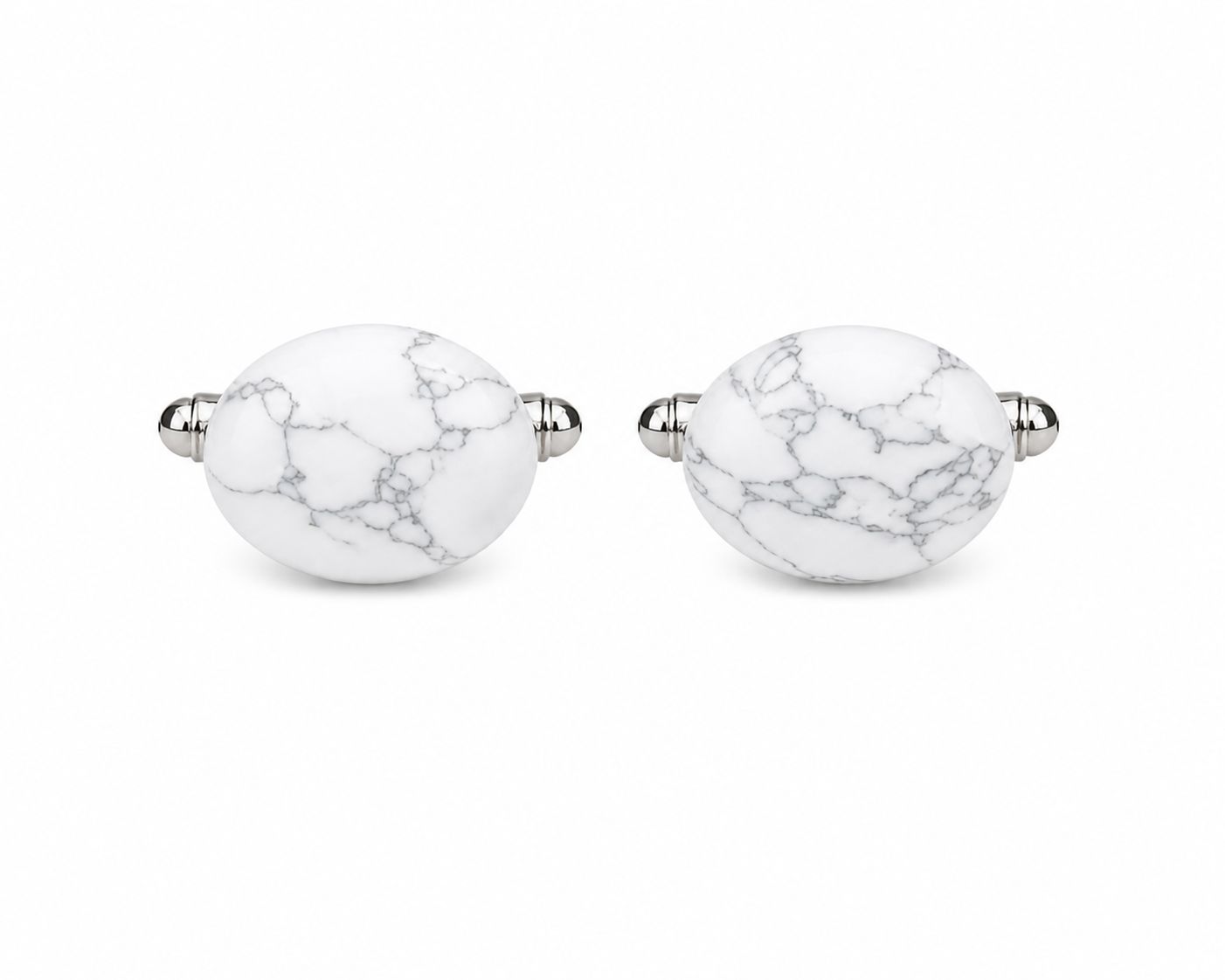 Round Stone Cufflinks