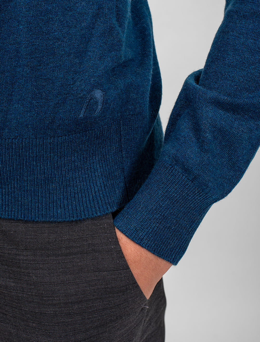 Men Wool Blend Turtle Neck