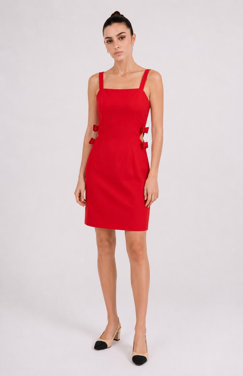 A-Line Dress With Bows