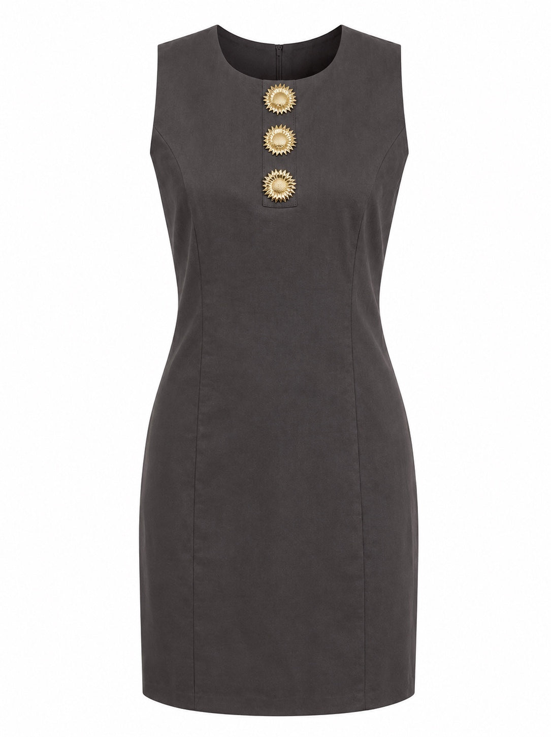 Classic Dress With Special Buttons