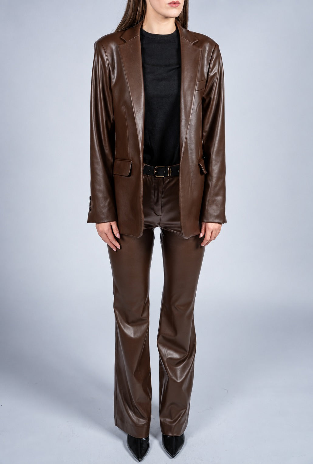 Relaxed Fit Blazer With Structured Shoulders