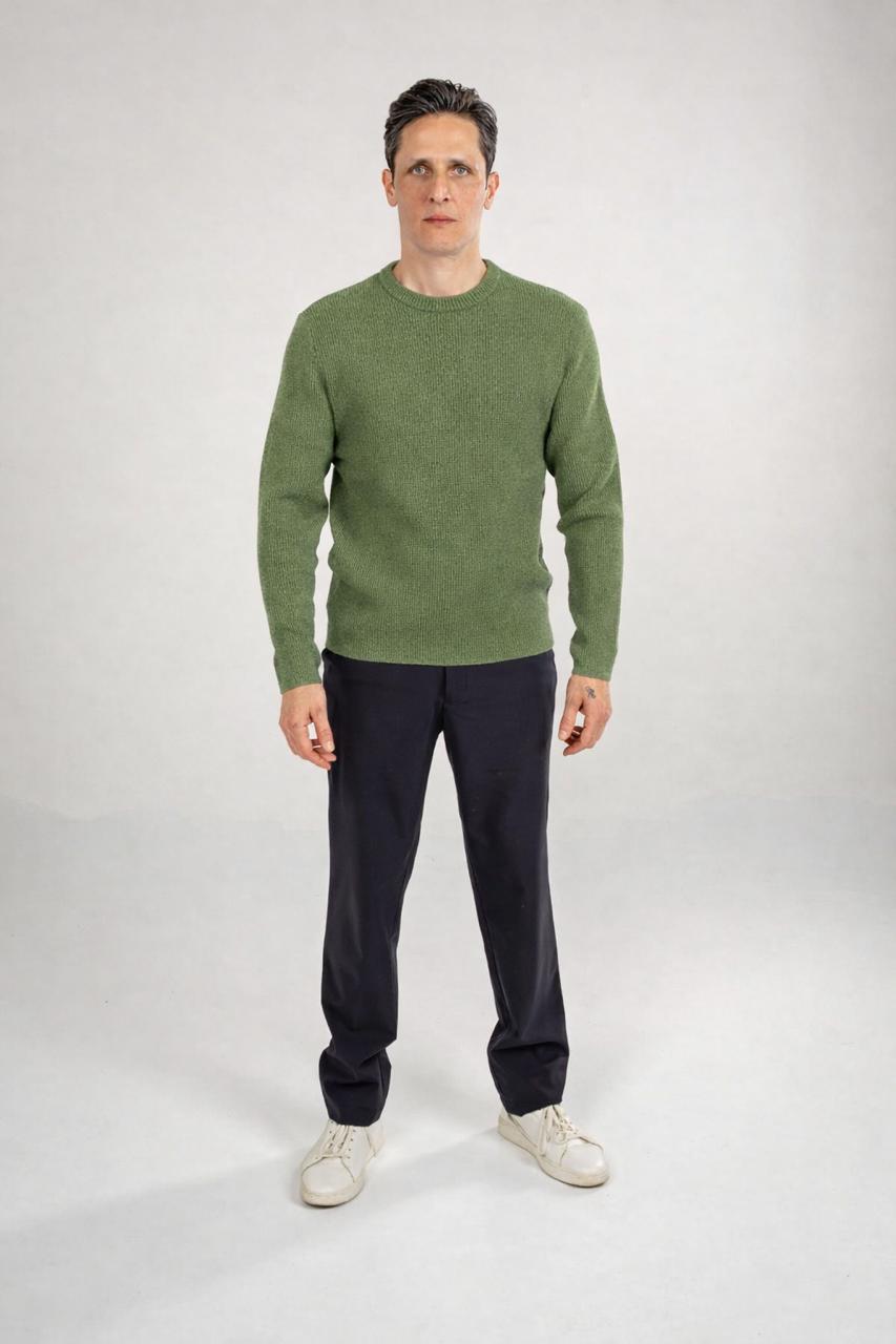 Structured Crew Neck