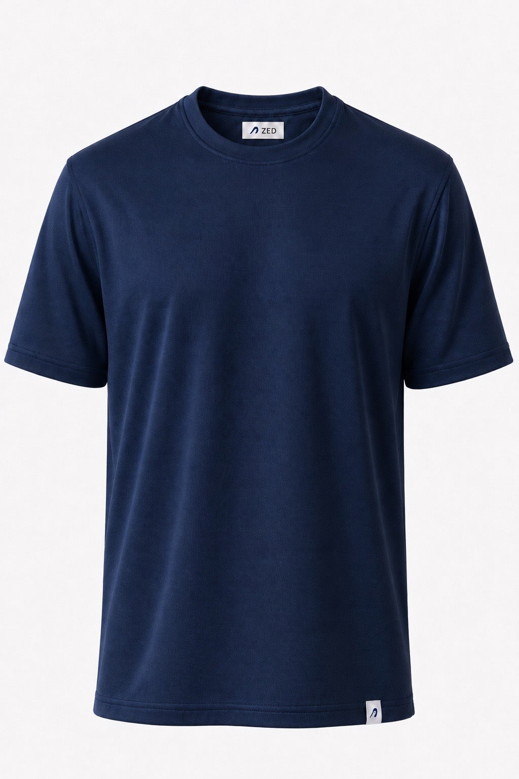 Round Neck Pique Cotton