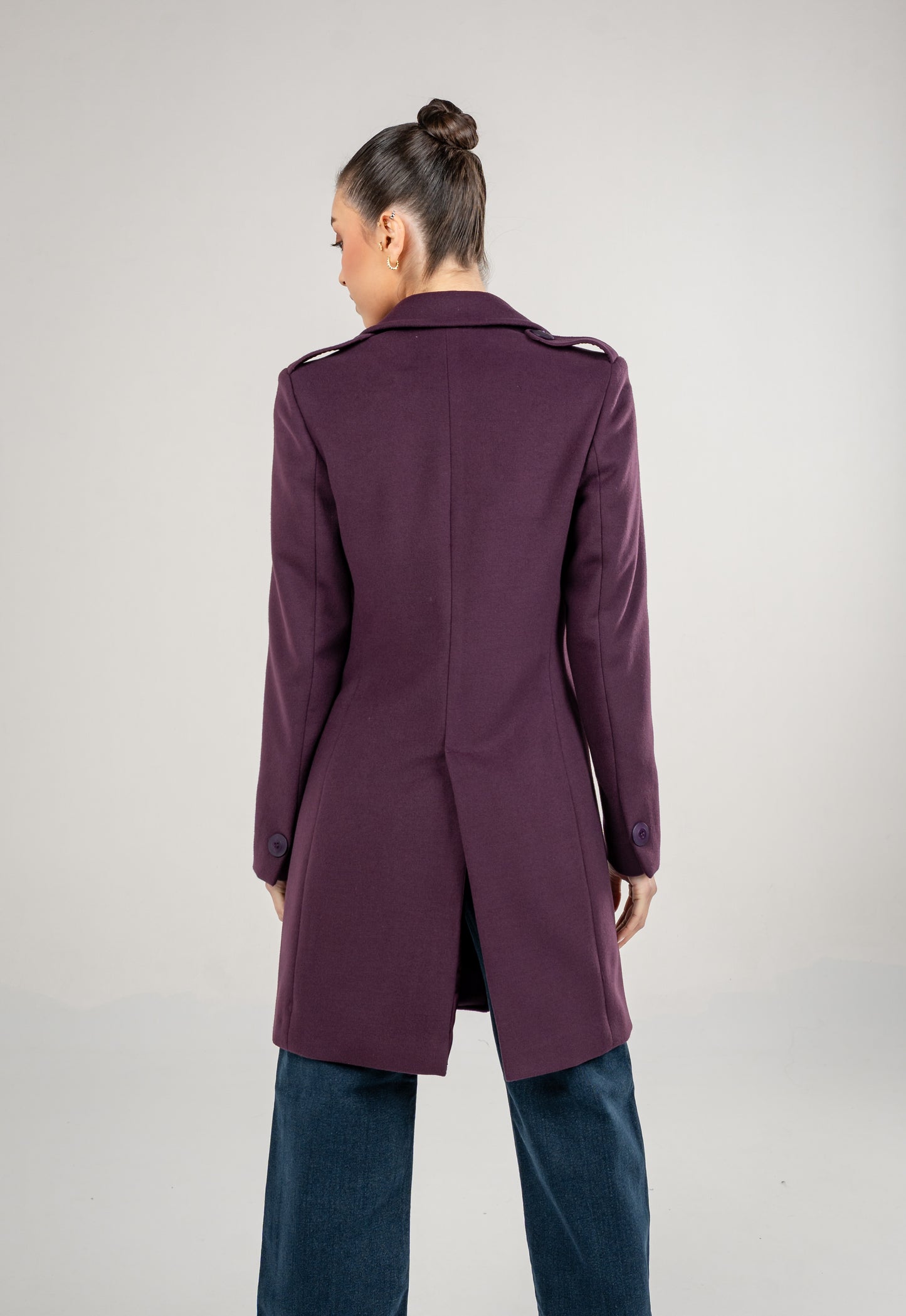 Military Coat With Shoulder Tabs