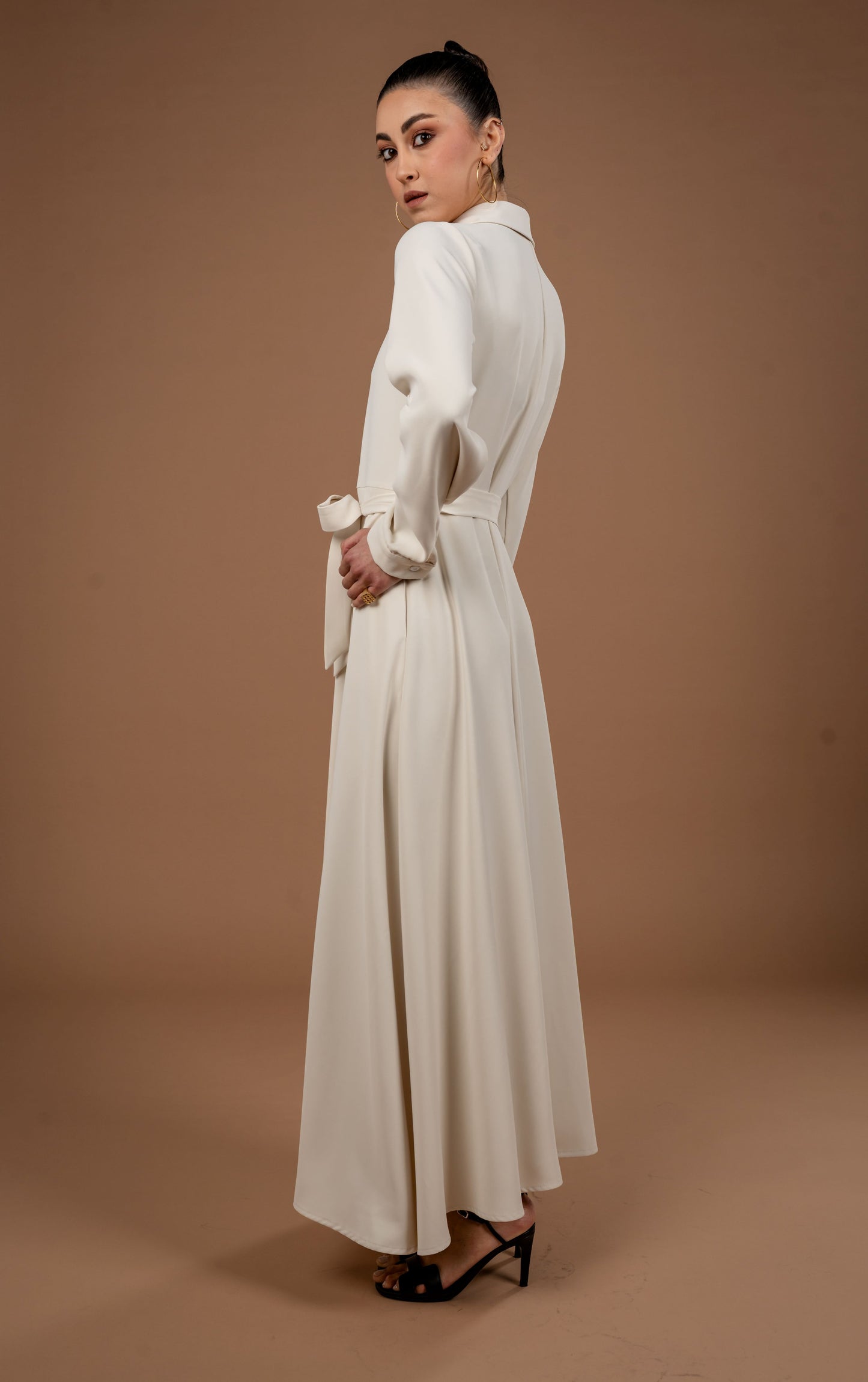 Long Sleeve Maxi Shirt Dress