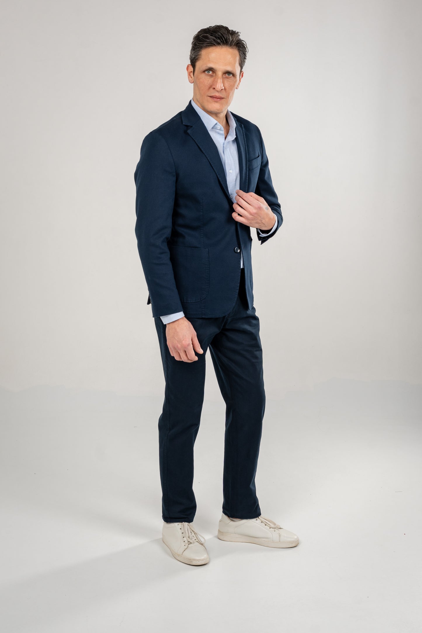 Blazer Cotton Washed Deconstructed