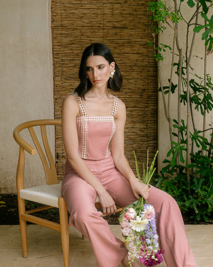 Top With Broderie Insert