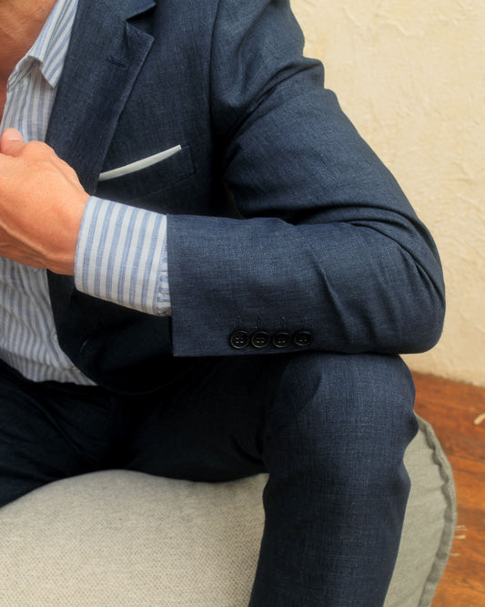Suit Trousers Linen Half Lining