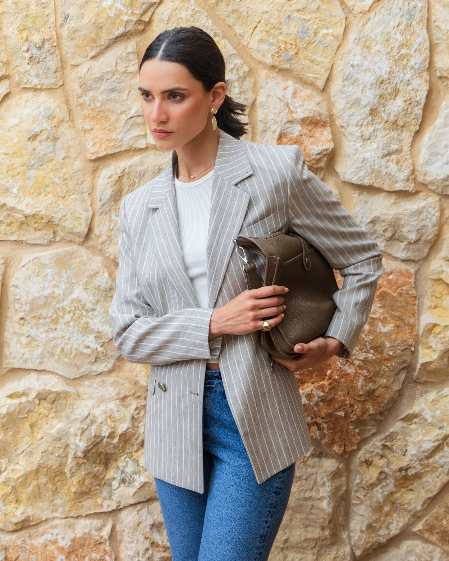 Double Breasted Relaxed Blazer
