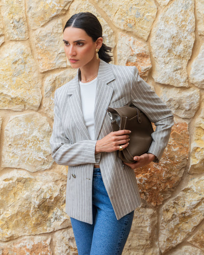Double Breasted Relaxed Blazer