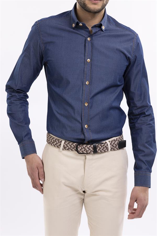 Button Down Denim Shirt