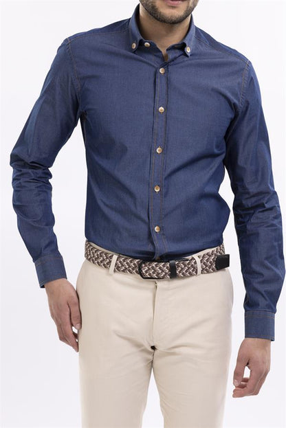 Button Down Denim Shirt