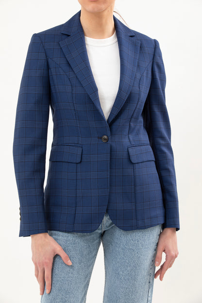 Single Breasted Blazer Featuring 1 Button,  Notch Lapel and no lining