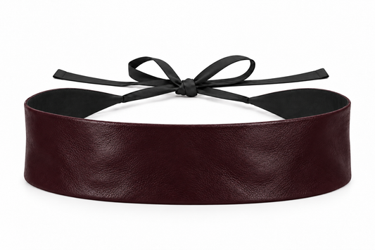 Leather Cummerbund