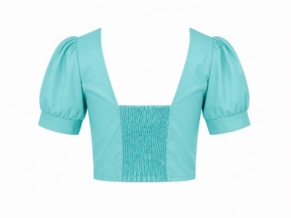 Puffed Sleeves Top