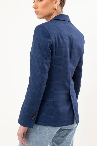 Single Breasted Blazer Featuring 1 Button,  Notch Lapel and no lining