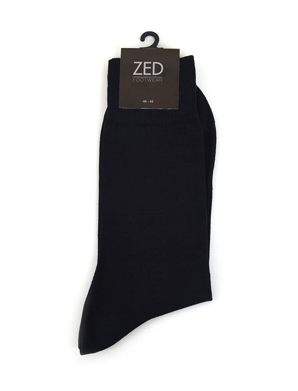 100% Cotton Mercerized Plain Classic men socks