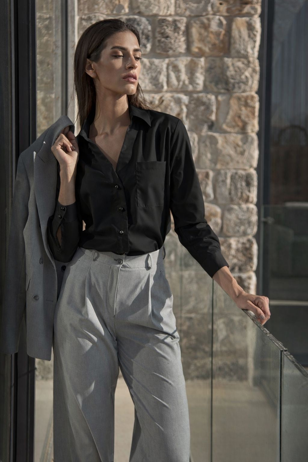 Women Shirt V Neck