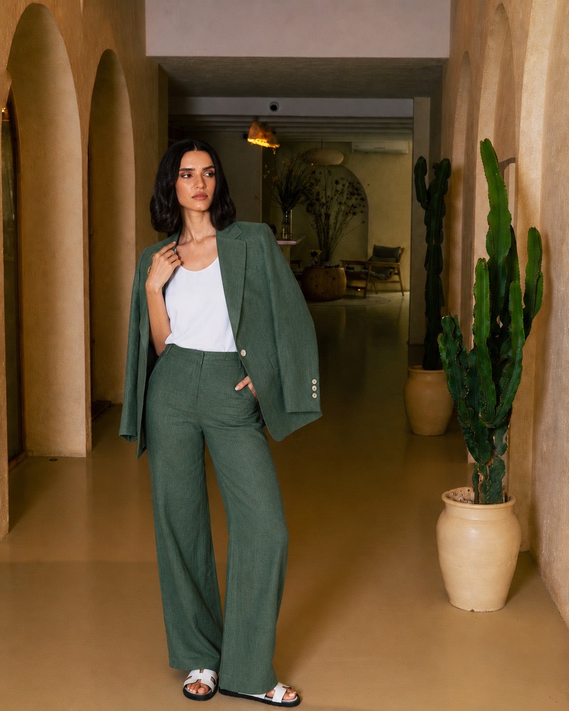 Single Breasted Tailored Longline Blazer