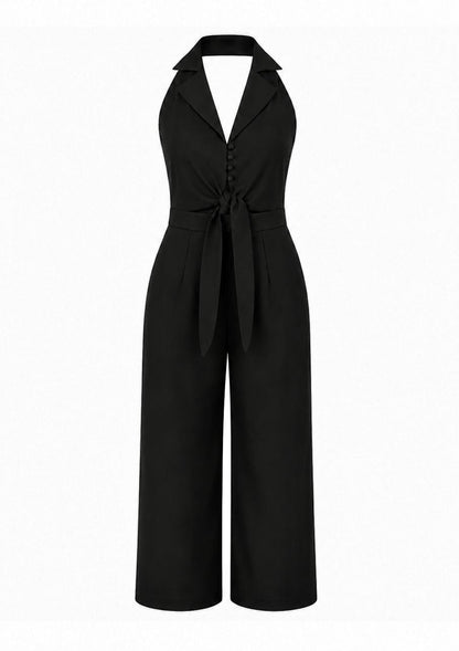 Tie-Front Jumpsuit