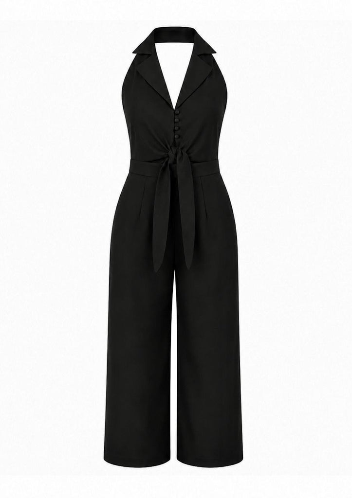 Tie-Front Jumpsuit