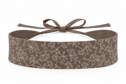 Satin Floral Cummerbund