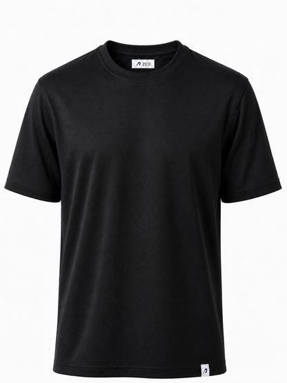Round Neck Pique Cotton