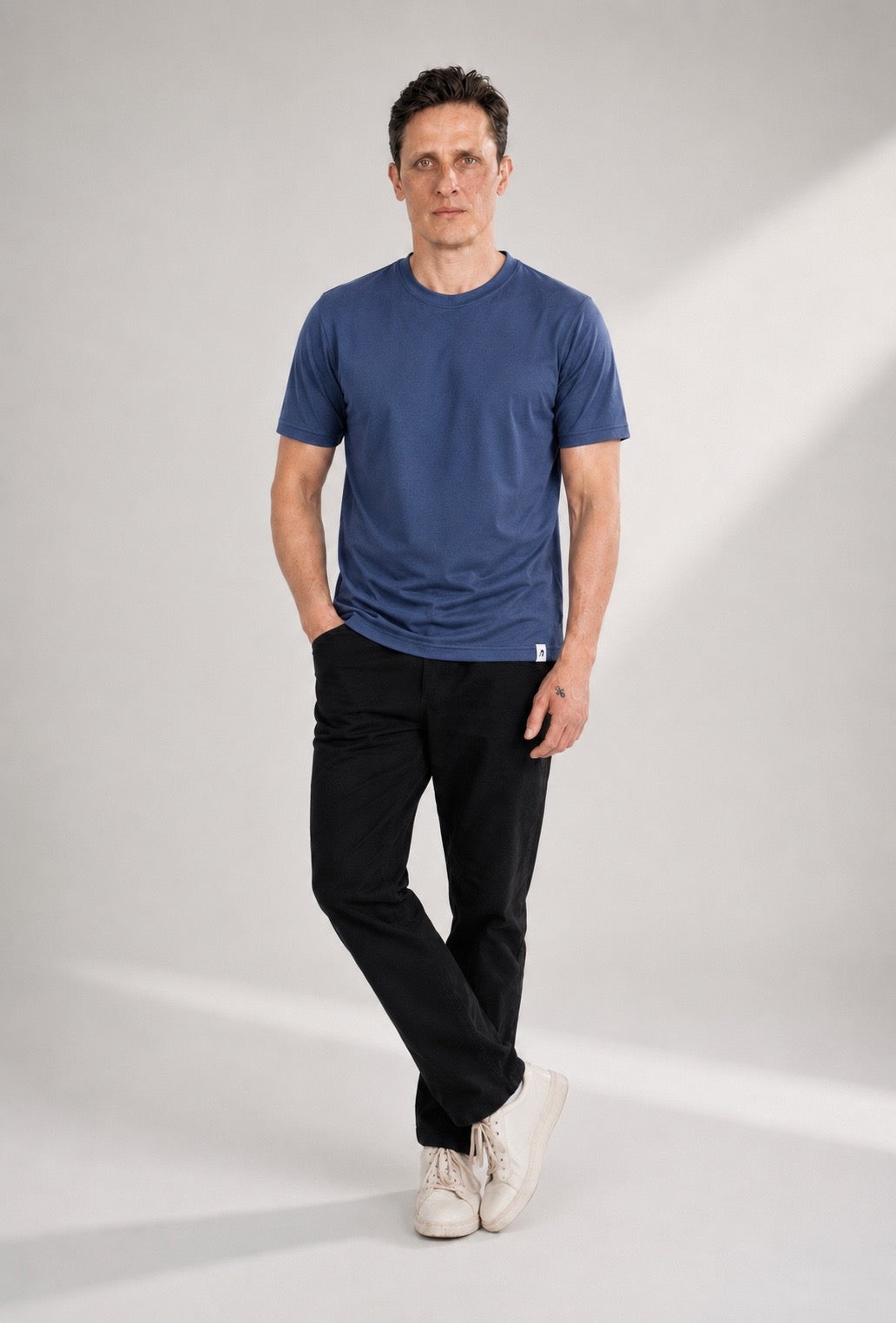 Round Neck Pique Cotton
