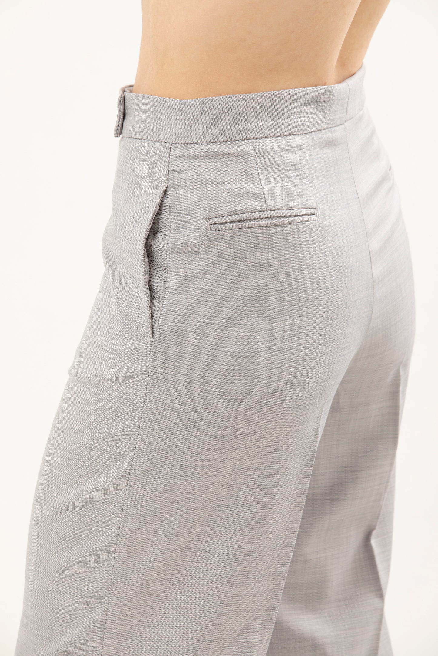 High Waist Trouser Flowing Wide Leg