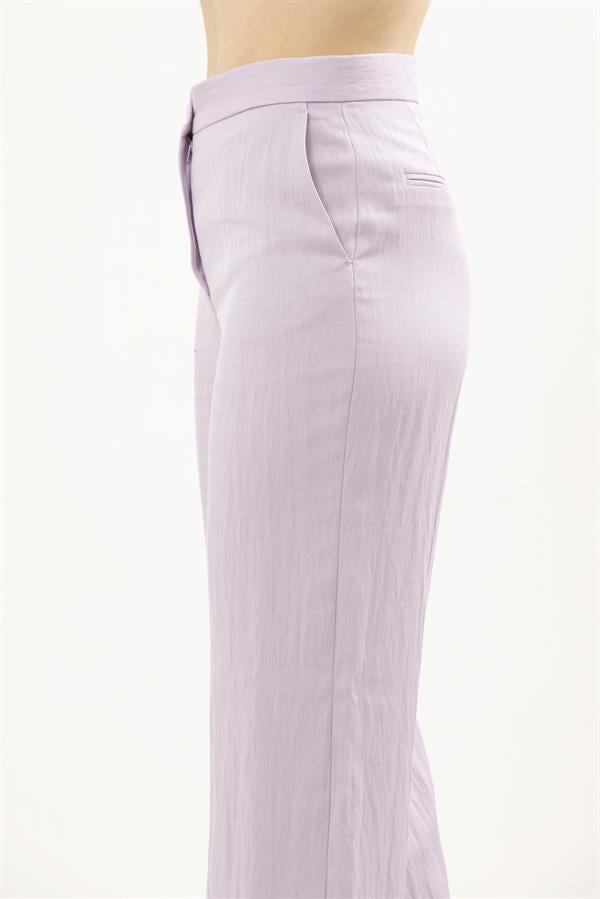 High Waisted, Straight Cut Trousers