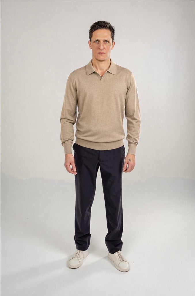Polo Knit V-Neck