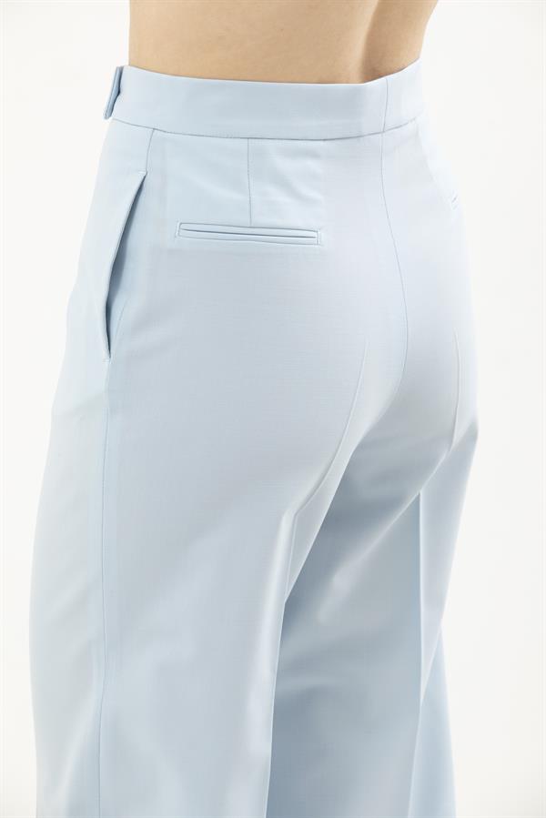 High Waist Trousers Flowing Wide Leg