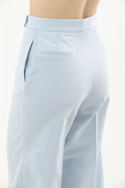 High Waist Trousers Flowing Wide Leg