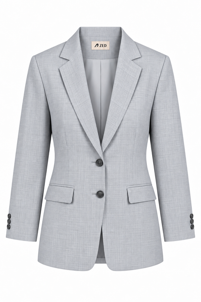 Notch Lapel Classic Blazer