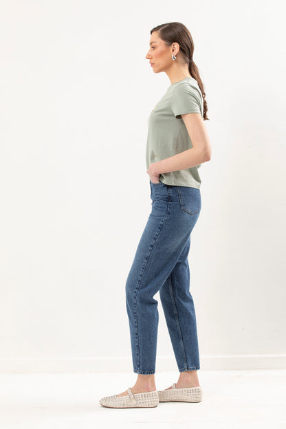 Basic T-Shirt With Embroidery