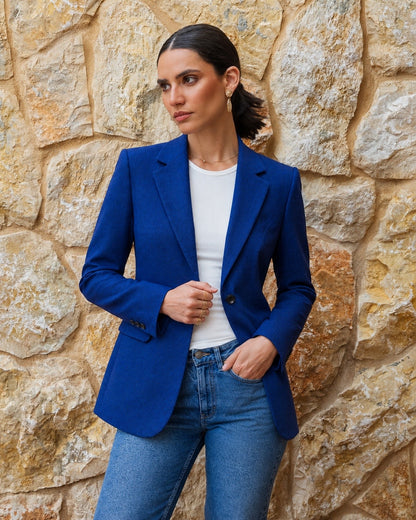 Formal Notch Lapel Blazer