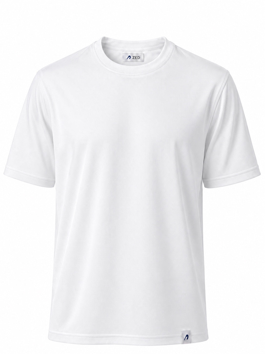 Round Neck Pique Cotton