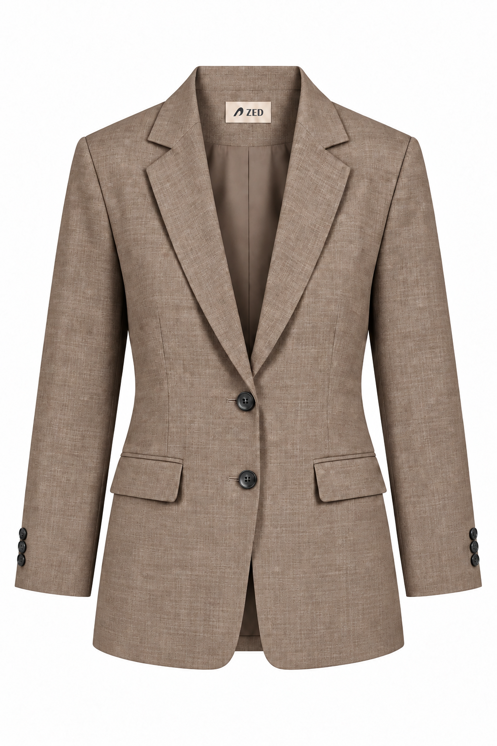 Notch Lapel Classic Blazer
