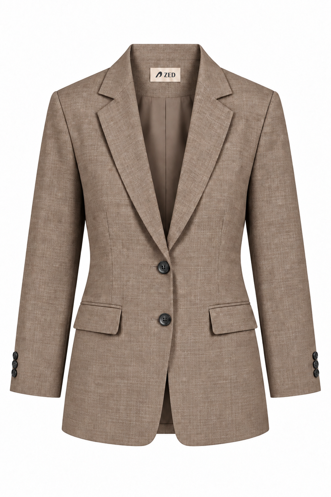 Notch Lapel Classic Blazer