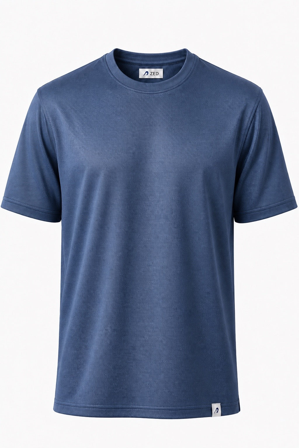 Round Neck Pique Cotton